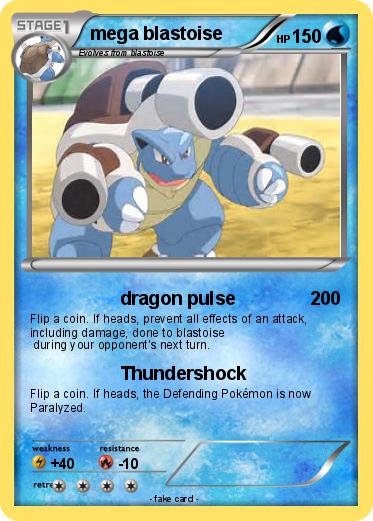 Pokemon mega blastoise