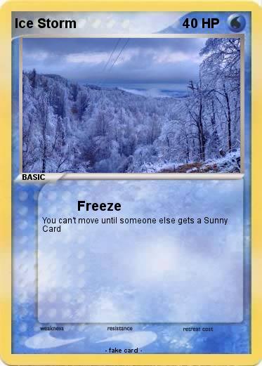 Pokemon Ice Storm