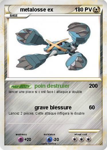 Pokemon metalosse ex