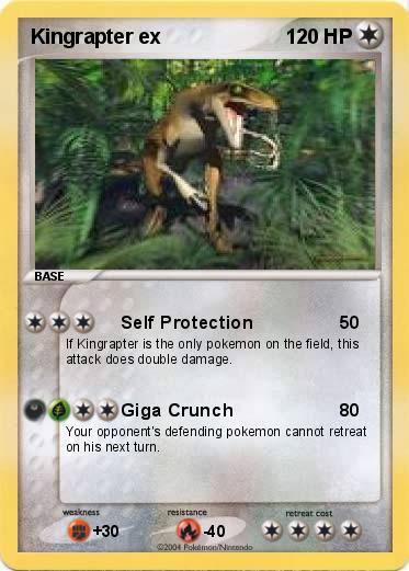 Pokemon Kingrapter ex