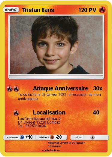 Pokemon Tristan 8ans