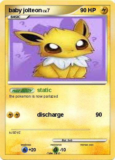 Pokemon baby jolteon