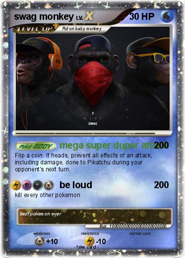 Pokemon swag monkey