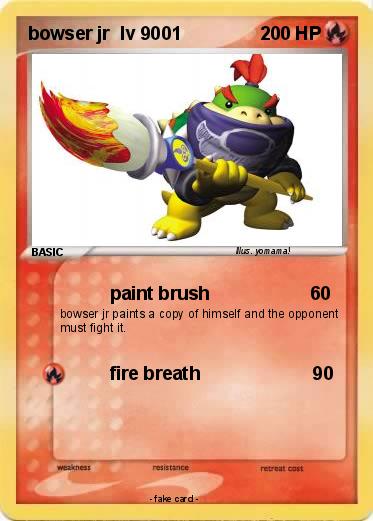 Pokemon bowser jr  lv 9001