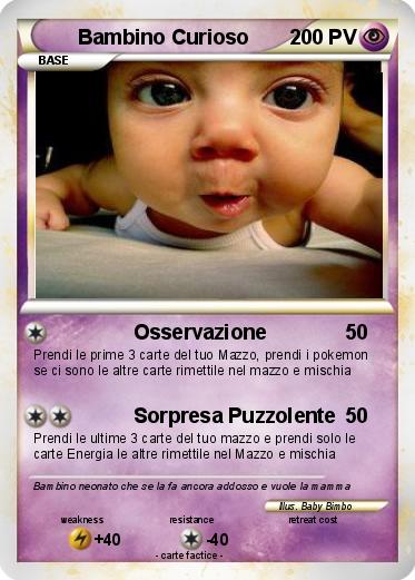 Pokemon Bambino Curioso