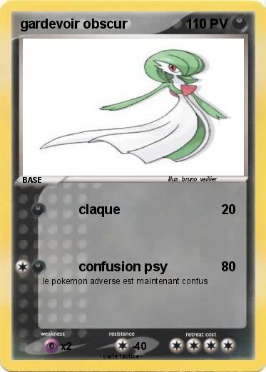 Pokemon gardevoir obscur