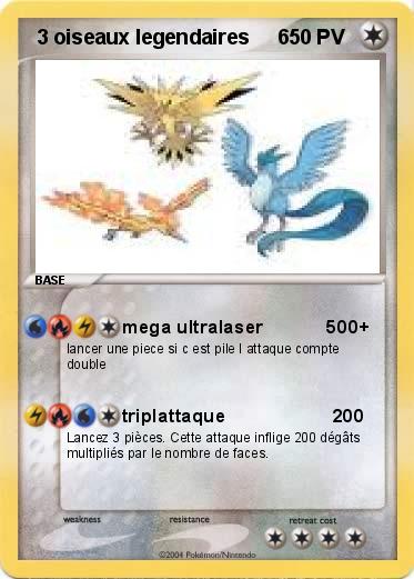 Pokemon  3 oiseaux legendaires     6
