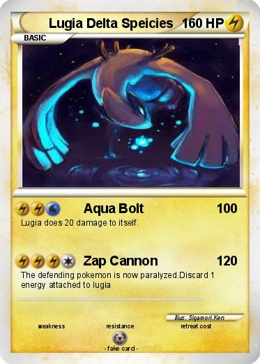 Pokemon Lugia Delta Speicies