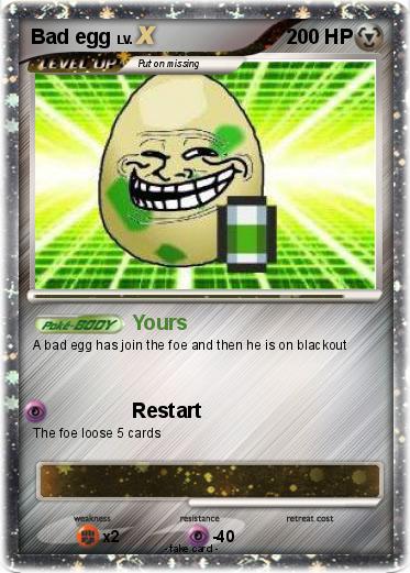 Pokemon Bad egg