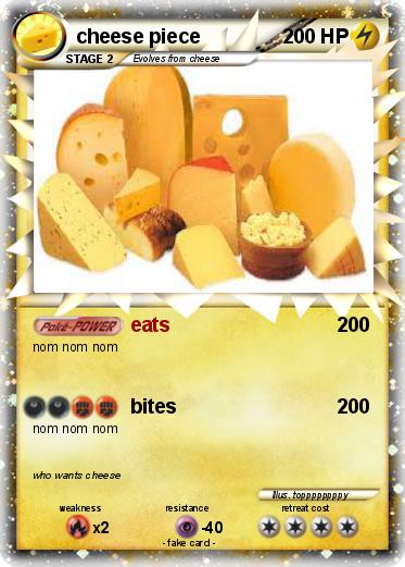 Pokemon cheese piece