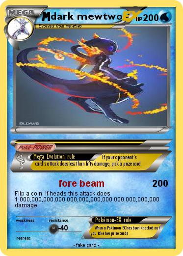 Pokemon dark mewtwo