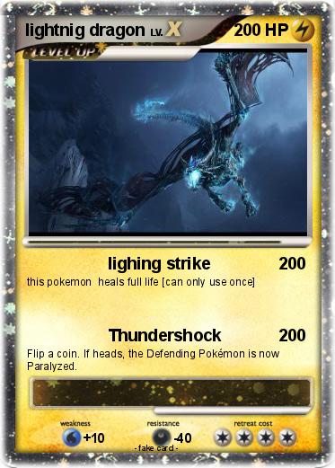 Pokemon lightnig dragon