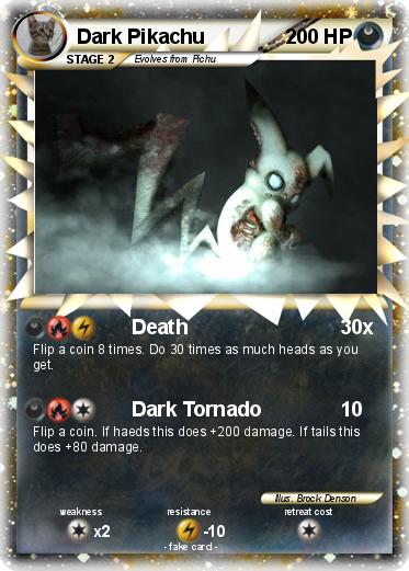 Pokemon Dark Pikachu