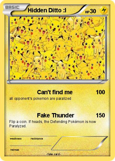 Pokemon Hidden Ditto :l