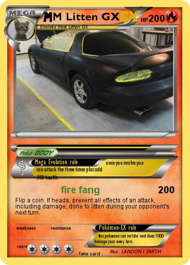 Pokemon M Litten GX