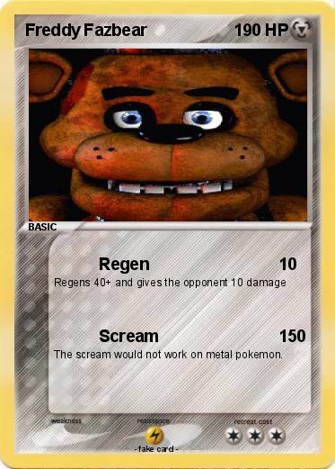 Pokemon Freddy Fazbear