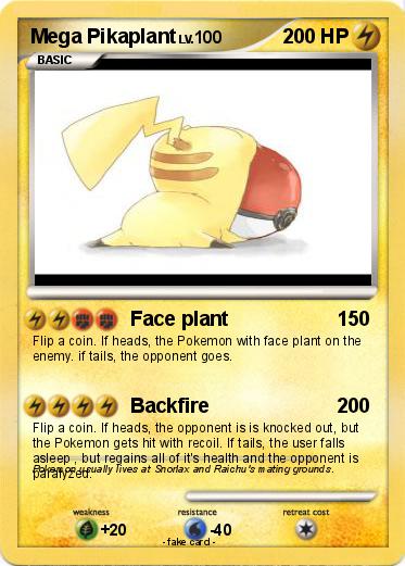 Pokemon Mega Pikaplant