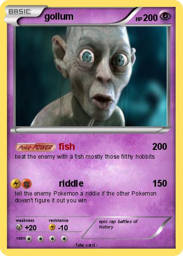 Pokemon gollum