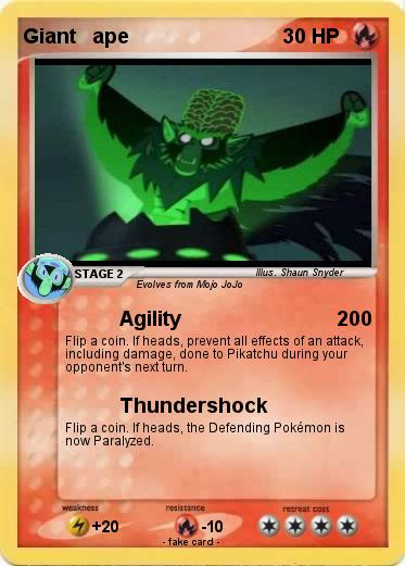 Pokemon Giant   ape