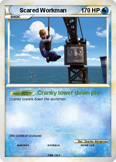 Pokemon Scared Workman