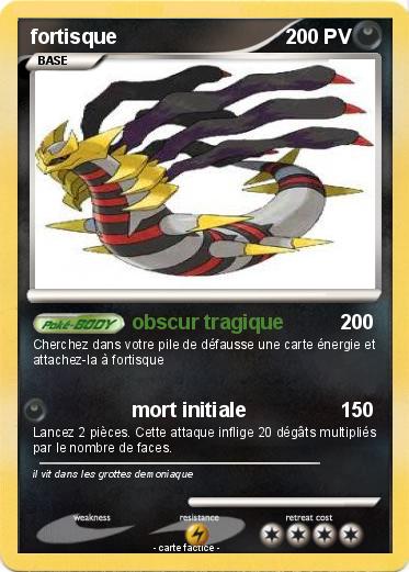 Pokemon fortisque