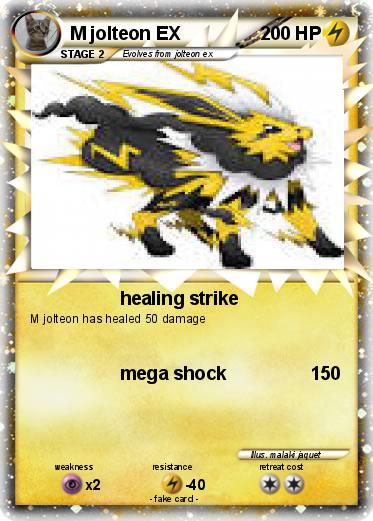 Pokemon M jolteon EX