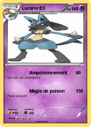 Pokemon Lucario EX