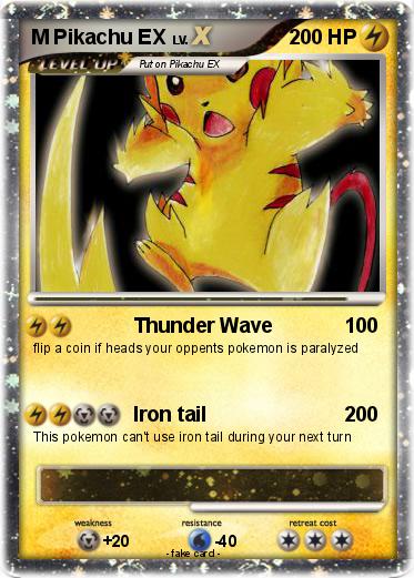 Pokemon M Pikachu EX