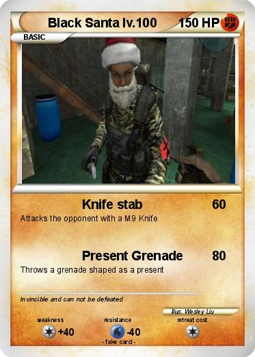 Pokemon Black Santa lv.100