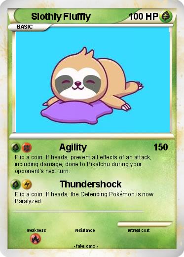 Pokemon Slothly Fluffly