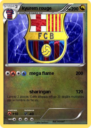 Pokemon kyurem rouge