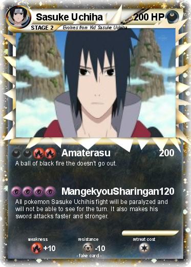 Pokemon Sasuke Uchiha