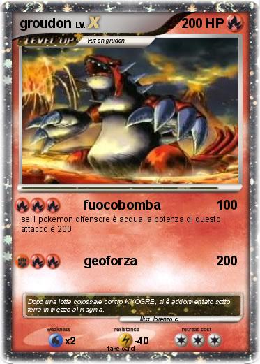 Pokemon groudon