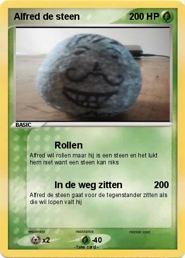 Pokemon Alfred de steen