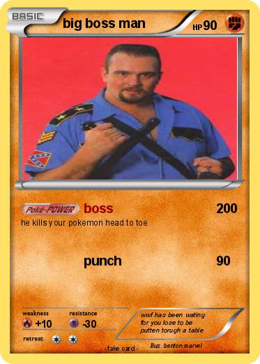Pokemon big boss man