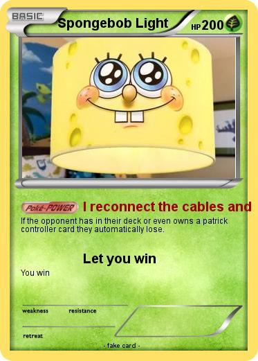 Pokemon Spongebob Light