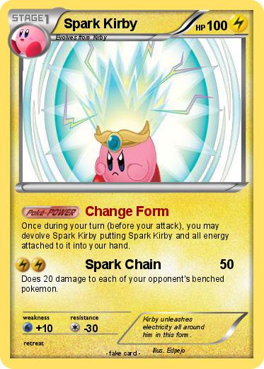 Pokemon Spark Kirby