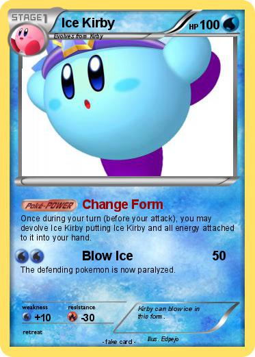 Pokemon Ice Kirby