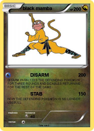 Pokemon black mamba