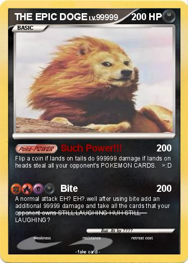 Pokemon THE EPIC DOGE