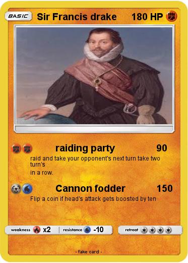 Pokemon Sir Francis drake