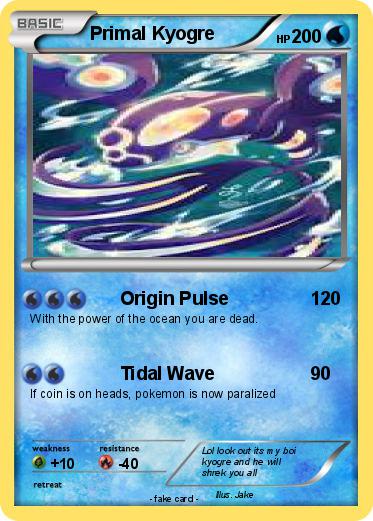 Pokemon Primal Kyogre