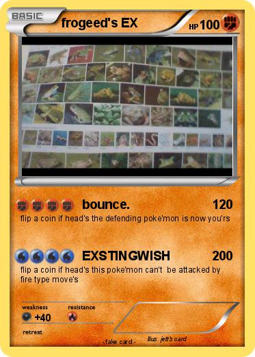 Pokemon frogeed's EX