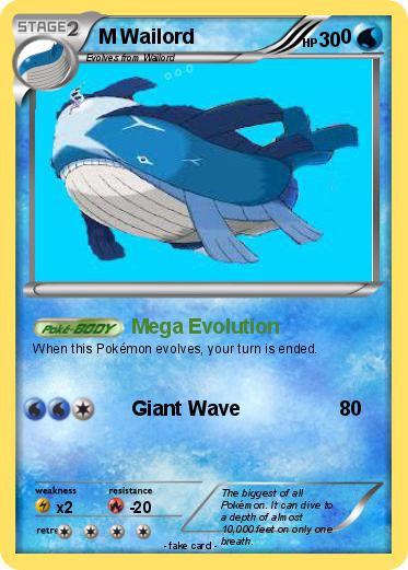 Pokemon M Wailord                          0