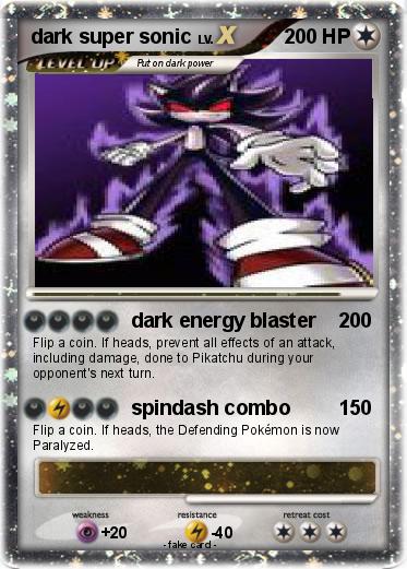 Pokemon dark super sonic
