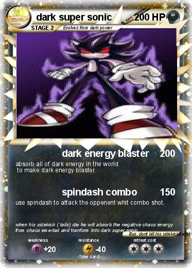 Pokemon dark super sonic