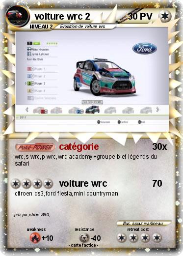 Pokemon voiture wrc 2