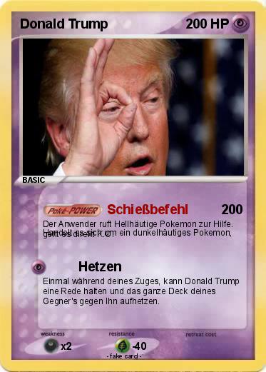 Pokemon Donald Trump