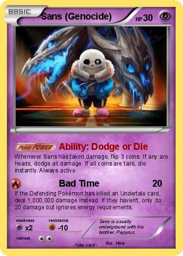 Pokemon Sans (Genocide)