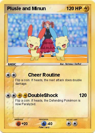 Pokemon Plusle and Minun